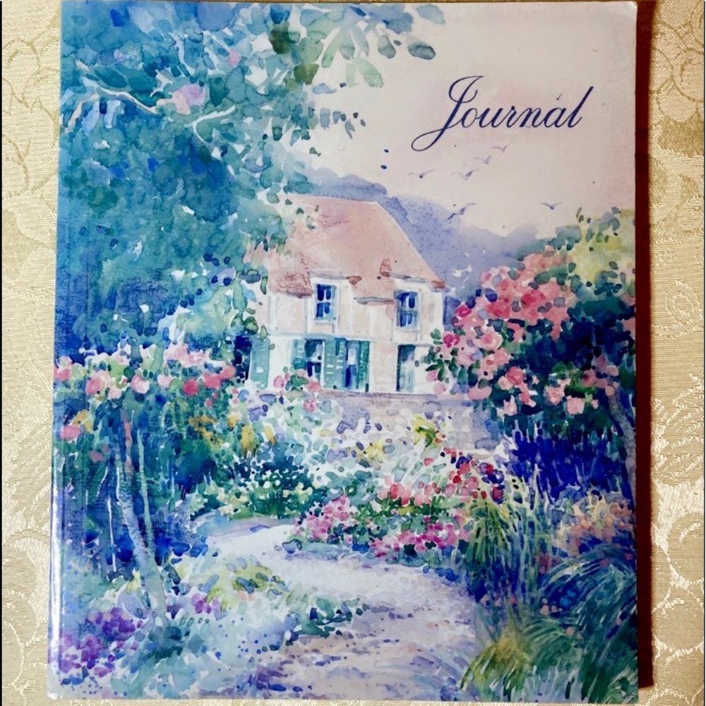 NWT BOOKCRAFT COTTAGE ILLUSTRATED BY DAWNA BARTON LINED JOURNAL